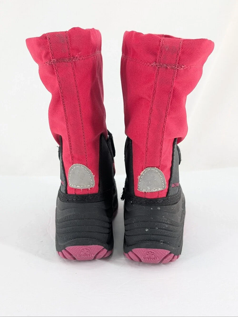 Kamik Waterbug Kids Insulated Winter Snow Boots Waterproof Pink Size 11c